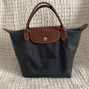 Longchamp signature folding tote